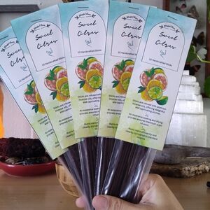 Sweet Citrus Handcrafted Incense Sticks